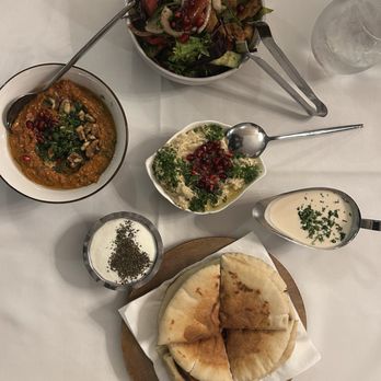 Suda’s Lebanese Cuisine - Mohammara and Fattoush Salad - Seafood Near Me - Chicago, Illinois Suda’s Lebanese Cuisine - Mohammara and Fattoush Salad - Seafood Near Me - Chicago, Illinois