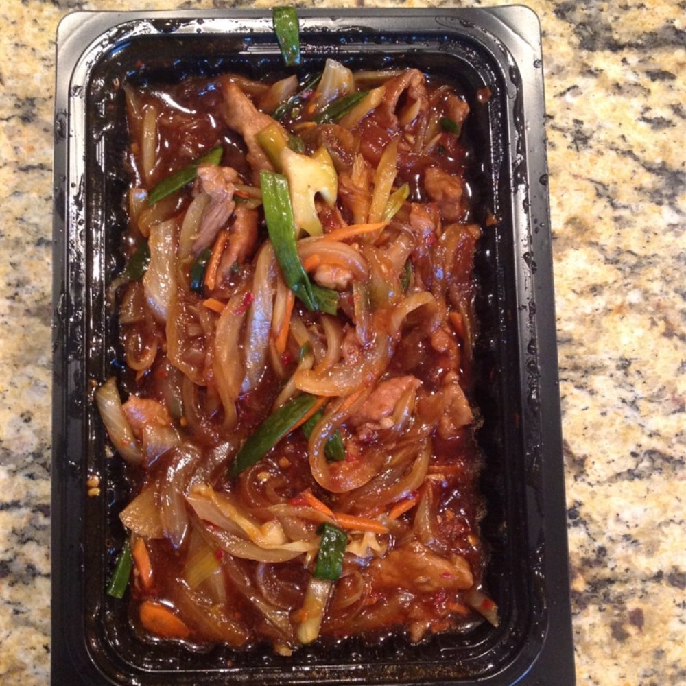 Dragon Hill - Their idea of Mongolian Beef, doesn't look a thing like the picture on their menu. - Chinese Near Me - Clearfield, Utah Dragon Hill - Their idea of Mongolian Beef, doesn't look a thing like the picture on their menu. - Chinese Near Me - Clearfield, Utah