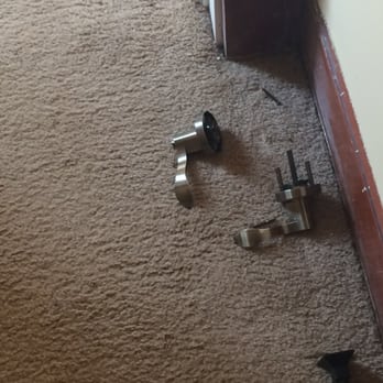 Custom Colors Painting & Construction - He removed the door knobs and socket covers, but just left the hardware laying in the floor - Painters Near Me