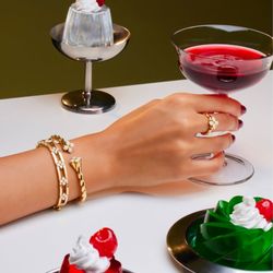Lewis Jewelers - Roberto Coin, the perfect complement to RING in the new year. Featuring bangles and a ring from our Love-in-Verona collection.