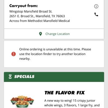 Wingstop - Chicken Wings Near Me - Mansfield, Texas Wingstop - Chicken Wings Near Me - Mansfield, Texas
