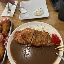 Chicken katsu curry Chicken katsu curry