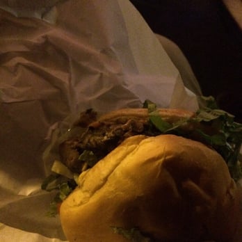 Arlo's Junior - The Arlos vegan bacon cheese burger. - Burgers Near Me - Austin, Texas