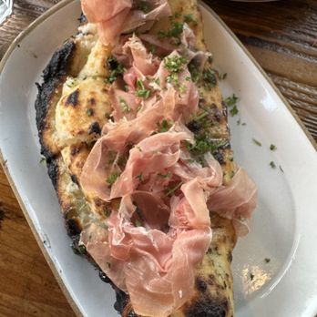 Savta - Cheesy Garlic Bread with Prosciutto. Aahhmazing. - French Near Me - Los Angeles, California Savta - Cheesy Garlic Bread with Prosciutto. Aahhmazing. - French Near Me - Los Angeles, California