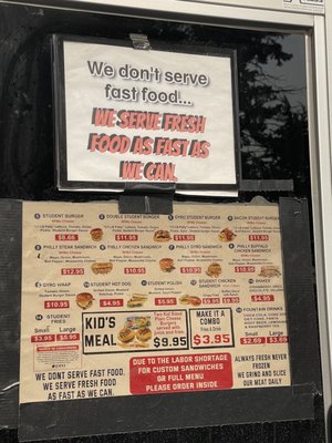 Menu photo 2 Student Burger Addison, IL