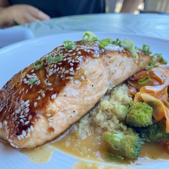 Tick Tock's on Terrace - Grilled salmon - New American Near Me - Honesdale, Pennsylvania Tick Tock's on Terrace - Grilled salmon - New American Near Me - Honesdale, Pennsylvania