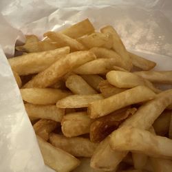 Saltless fries, smh