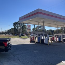 Highway 11 Food Mart - Gas pumps