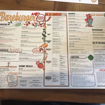 Bareburger - Upper East Side - Menu - Burgers Near Me - New York, New York Bareburger - Upper East Side - Menu - Burgers Near Me - New York, New York