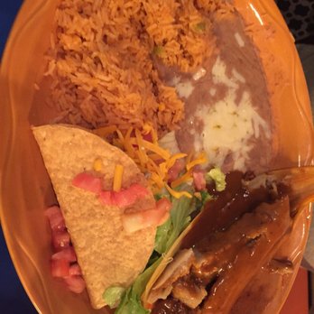 Casa Vallarta - Beef tamale and pork taco combo lunch special. - Mexican Near Me - Saugus, Massachusetts