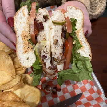 Fat Heads Saloon - Turkey club on gluten free bun - Chicken Wings Near Me - Pittsburgh, Pennsylvania