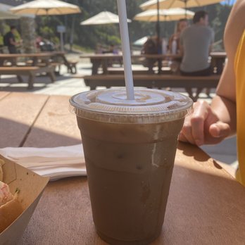 Lost Pier Cafe - Iced cold brew with cream - Cafes Near Me - Laguna Beach, California Lost Pier Cafe - Iced cold brew with cream - Cafes Near Me - Laguna Beach, California