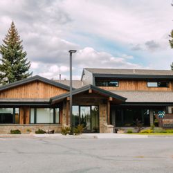 Montana Dental Works - Exterior of Montana Dental Works in Kalispell, MT -- a modern, welcoming dental practice surrounded by Montana's natural beauty.