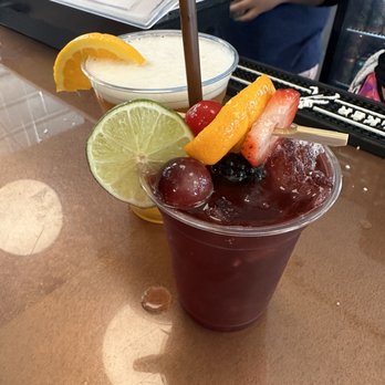 Lansing Shuffle - Practically fruit salad sangria and Oberon - Bars Near Me - Lansing, Michigan