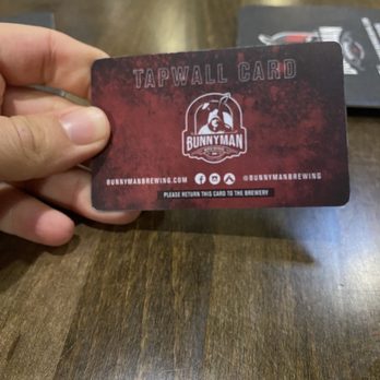Bunnyman Brewing - Pour card - Breweries Near Me - Fairfax, Virginia