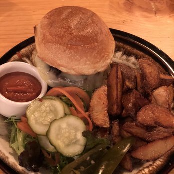 The Copper Fox - Tasty burger with crispy steak fries and homemade ketchup - New American Near Me - Springfield, Vermont The Copper Fox - Tasty burger with crispy steak fries and homemade ketchup - New American Near Me - Springfield, Vermont