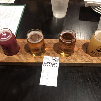 Backyard Brewery - Flight - Breweries Near Me - Manchester, New Hampshire Backyard Brewery - Flight - Breweries Near Me - Manchester, New Hampshire
