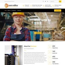 Nubrand Growth Marketing - Sun Valley Engineering Simple Business Website Design