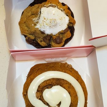 Crumbl - West Jordan - Smores and Pumpkin cookie - Desserts Near Me - West Jordan, Utah Crumbl - West Jordan - Smores and Pumpkin cookie - Desserts Near Me - West Jordan, Utah