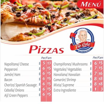 Menu photo 4 Tio Colo Hialeah, FL