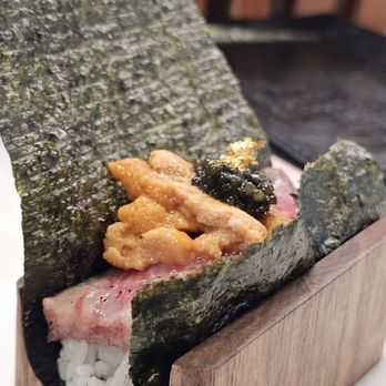 Temaki Bar - Wagyu Special Hand Roll - Sushi Bars Near Me - San Jose, California Temaki Bar - Wagyu Special Hand Roll - Sushi Bars Near Me - San Jose, California