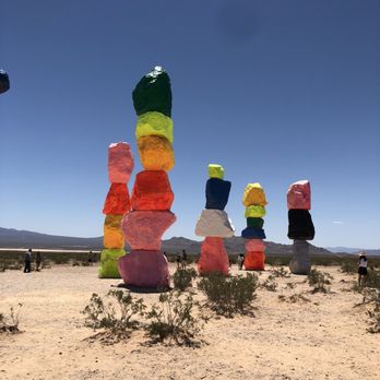 Seven Magic Mountains - Public Art Near Me - Las Vegas, Nevada Seven Magic Mountains - Public Art Near Me - Las Vegas, Nevada