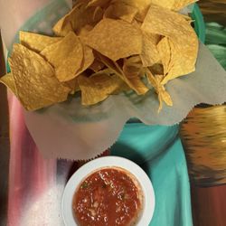 Laredo Mexican Restaurant - Chips and salsa.