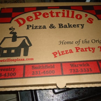 Depetrillo's Pizza & Bakery - pizza box - Bakeries Near Me - Smithfield, Rhode Island