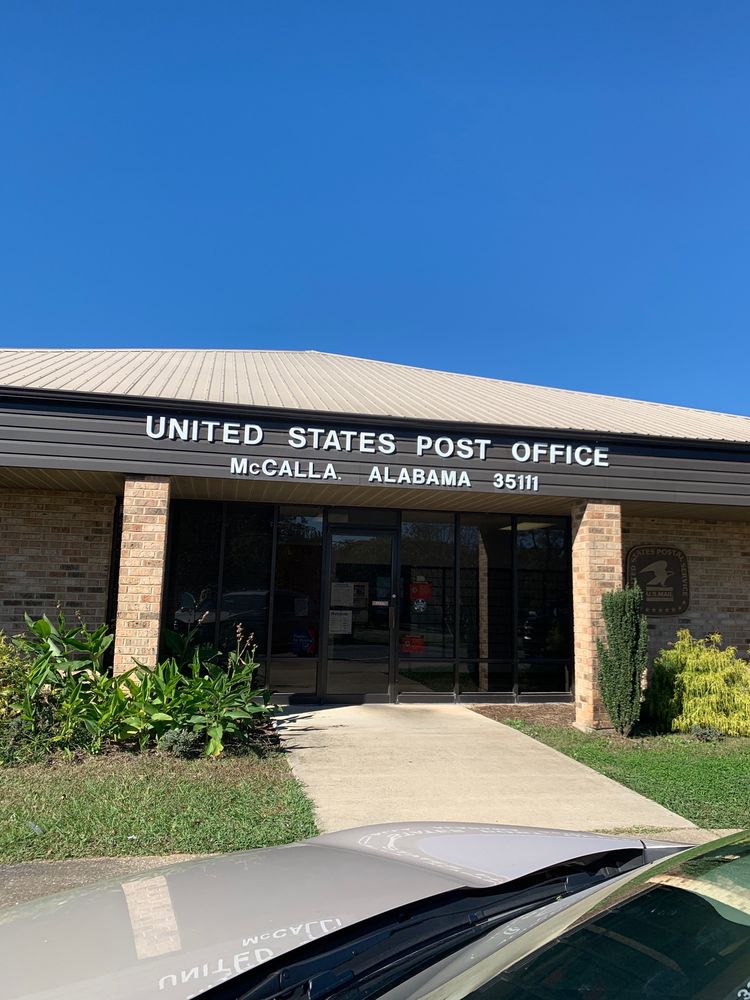 US POST OFFICE MCCALLA Updated September 2024 6301 Old Tuscaloosa Hwy, McCalla, Alabama