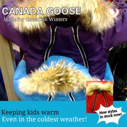 Little Ones Kid's Clothing - Available in baby to youth sizes and styles, keep the kids warm on the coldest days in Canada Goose!