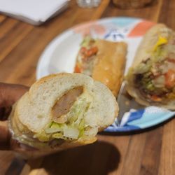 Viola's Submarine House - A Sausage and cheese sub