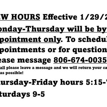 Garcias Repair - New hours effective 1/29/25 - Outdoor Power Equipment Services Near Me - Amarillo, Texas