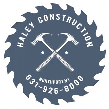 W Haley Construction - a circular logo with two crossed hammers - General Contractors Near Me - East Northport, New York W Haley Construction - a circular logo with two crossed hammers - General Contractors Near Me - East Northport, New York