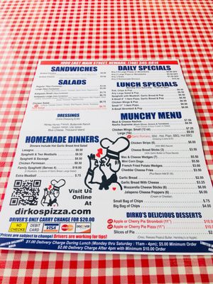 Menu photo 1 Dirko's Pizza Newark, OH