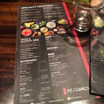 P.F. Chang's - Drink menu - Chinese Near Me - Honolulu, Hawaii P.F. Chang's - Drink menu - Chinese Near Me - Honolulu, Hawaii