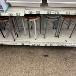 Dollar Tree - The stool and the correct associated prices
