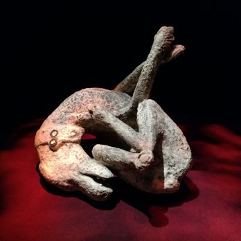 Arizona Science Center - Pompeii exhibit: cast of ash guard dog - Children's Museums Near Me - Phoenix, Arizona
