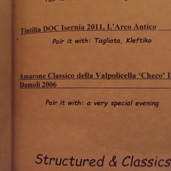 Al Santo - "Pair it with: a very special evening" so sweet! - Italian Near Me