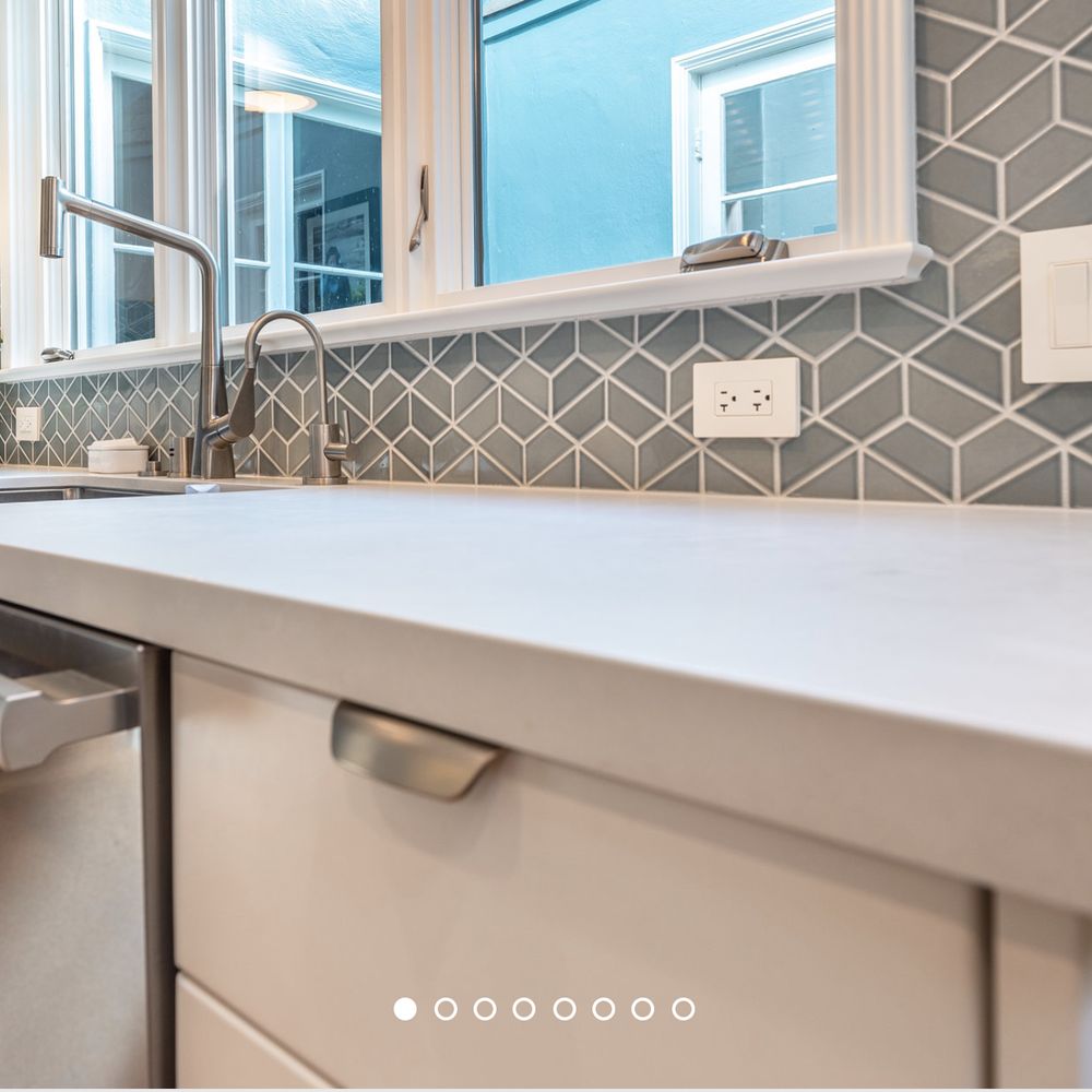 Loczi Design - Heath Tile backsplash and Caesarstone countertop. - Interior Design Near Me - San Francisco, California Loczi Design - Heath Tile backsplash and Caesarstone countertop. - Interior Design Near Me - San Francisco, California