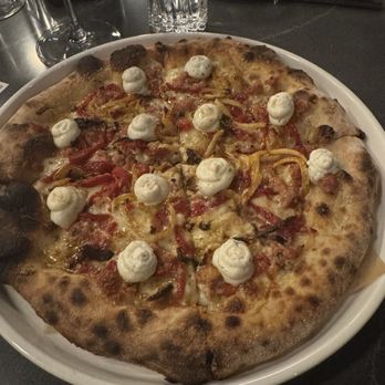 Heritage Kitchen + Cocktails - Sausage and fennel pizza - New American Near Me - Scottsdale, Arizona Heritage Kitchen + Cocktails - Sausage and fennel pizza - New American Near Me - Scottsdale, Arizona
