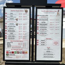Brandon's Burgers - Menu