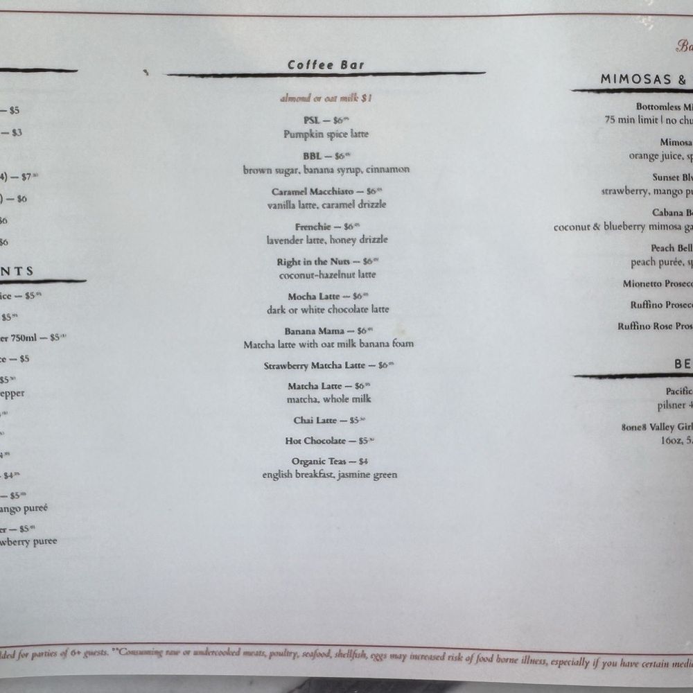 Eat This Cafe - Drink menu - Breakfast & Brunch Near Me - Los Angeles, California Eat This Cafe - Drink menu - Breakfast & Brunch Near Me - Los Angeles, California