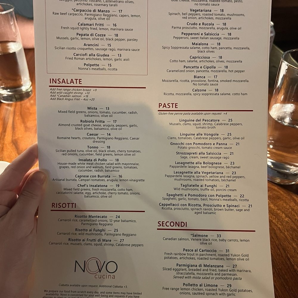 Novo Cucina - Menu - Pizza Near Me - Dunwoody, Georgia Novo Cucina - Menu - Pizza Near Me - Dunwoody, Georgia
