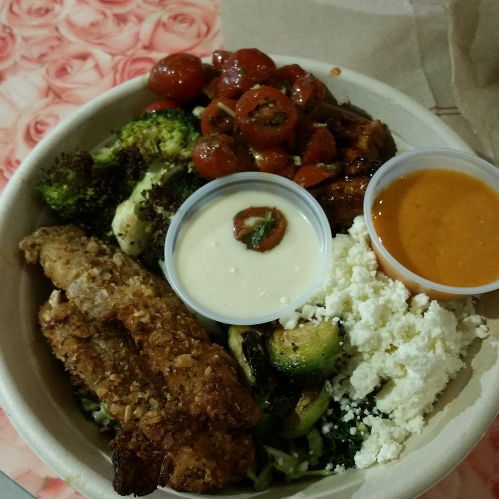 Fresh Kitchen - "6 bowl" w extra tomatoes & feta cheese, $11.95. - New American Near Me - Sarasota, Florida Fresh Kitchen - "6 bowl" w extra tomatoes & feta cheese, $11.95. - New American Near Me - Sarasota, Florida