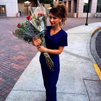 Reina Uniforms - My boyfriend surprised me after work with roses while I was wearing my Reina Uniform Scrubs - Uniforms Near Me - El Monte, California Reina Uniforms - My boyfriend surprised me after work with roses while I was wearing my Reina Uniform Scrubs - Uniforms Near Me - El Monte, California