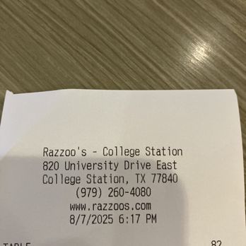 Razzoo's Cajun Cafe - Cajun/Creole Near Me - College Station, Texas