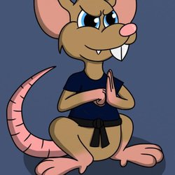 Freedom School of Martial Arts - The mascot of the Freedom School of Martial Arts... "Dojo Rat"