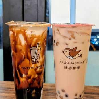 Hello Jasmine - Lincoln Park - Brown Sugar Boba Milk Tea and Pinky Guava Milk Tea with Aiyu - Bubble Tea Near Me - Chicago, Illinois