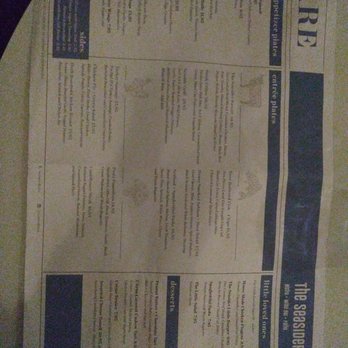 The Seasider Bistro - Menu - Seafood Near Me - Powell River, British Columbia