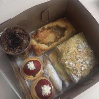 Shirin Bakery - Napoleon, Armenian cookie, 2 Mini cheesecakes, Apple turnover, and choco mud cup! Yammy - Bakeries Near Me - Tarzana, California Shirin Bakery - Napoleon, Armenian cookie, 2 Mini cheesecakes, Apple turnover, and choco mud cup! Yammy - Bakeries Near Me - Tarzana, California